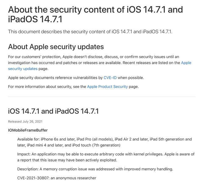 宝兴苹果手机维修分享iOS 14.7.1 正式版更新内容及升级方法 