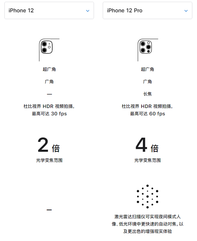 宝兴苹果手机维修分享苹果 iPhone 12 与 iPhone 12 Pro 选哪款 